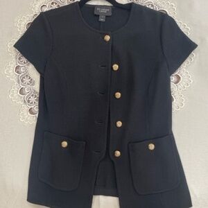 St John knit jacket , Size 6,  Caviar